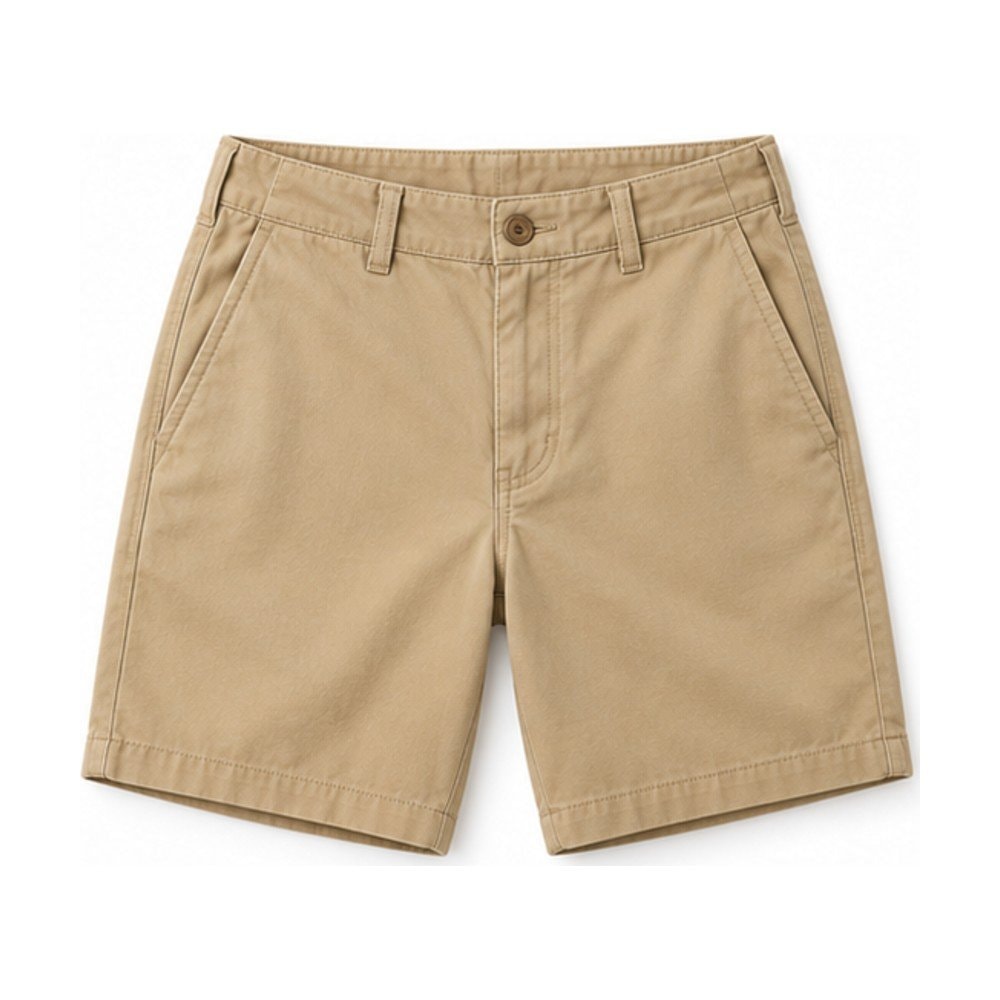 Cotton Twill Chino Shorts