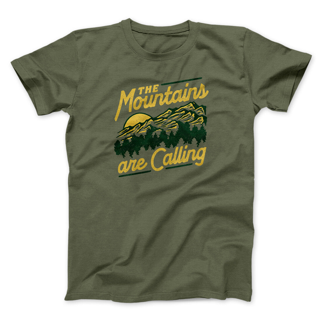 The Mountains Are Calling Men/Unisex T-Shirt
